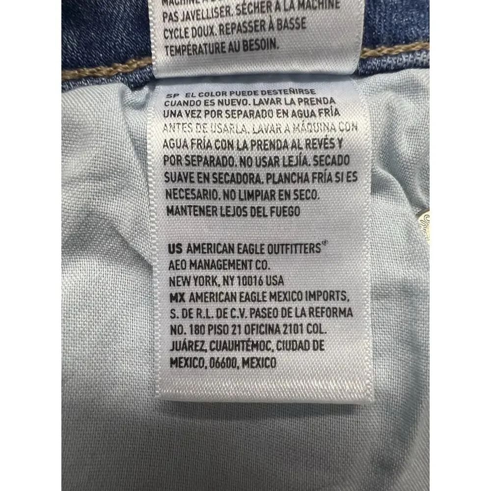 NWT American Eagle Super High Rise Flare Size 18 34 W Next Level Stretch Denim - Picture 9 of 16